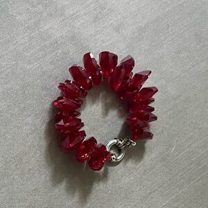 Swarovski heart bracelet